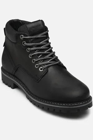 JACK & JONES JFWQUEENSWAY LEATHER BOOT SN - Stivaletti e tronchetti - Taglia 40