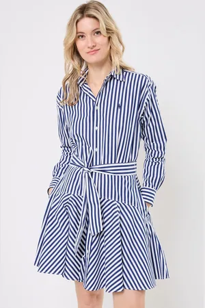 Ralph Lauren Ls Shn Dr-Long Sleeve-Day Dress 211929600 - Abbigliamento - Taglia 38