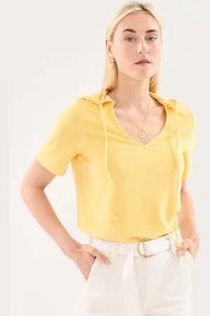 VILA Vifrotté 2/4 Sleeves Top/C28 - Abbigliamento - Taglia XS