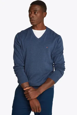 Tommy Hilfiger Essential Cotton V N MW0MW14745 - Abbigliamento - Taglia L