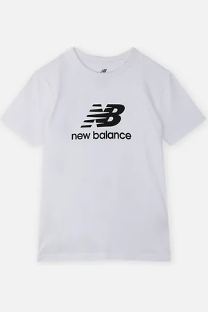 New Balance New Balance Jersey Stacked Logo Tee Girl - Abbigliamento - Taglia 12 - 13A