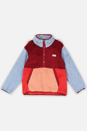 Tiny Cottons Color Block Polar Sherpa Jumper - Abbigliamento - Taglia 4A