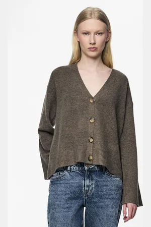 Pieces® Pcnuna Ls V-Neck Knit Cardigan Bc - Abbigliamento - Taglia XS