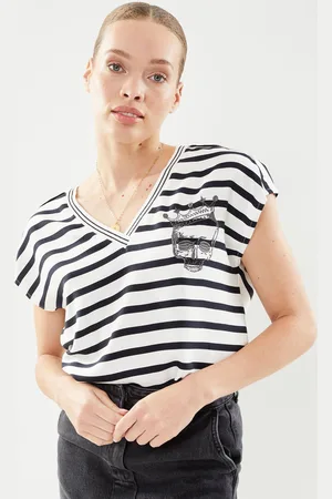 IKKS Top SM V Raye BY11055 - Abbigliamento - Taglia 38