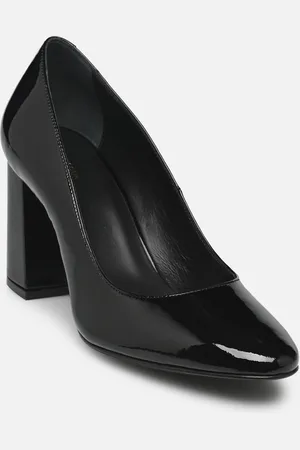 Rivecour Escarpins n°121 - Cuir Vernis - Noir - Décolleté - Taglia 36