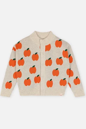 Tiny Cottons Apples Mockneck Cardigan - Abbigliamento - Taglia 3A