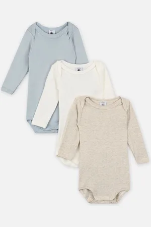 Petit Bateau 3 Bodies US ML A0BG200 - Abbigliamento - Taglia 12M