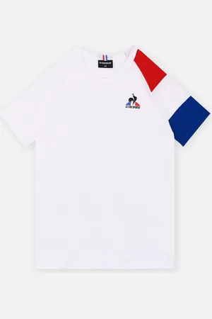 Le Coq Sportif BAT Tee SS N°2 Enfant n.o.w/b.electro/ro - Abbigliamento - Taglia 6A