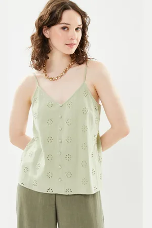 VERO MODA Vmmaja Singlet Wvn - Abbigliamento - Taglia XS