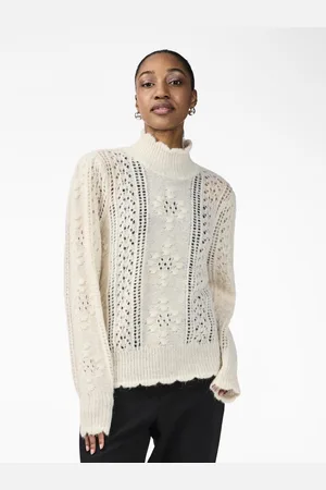 Y.A.S YASJONNA LS HIGH NECK KNIT PULLOVER - Abbigliamento - Taglia S