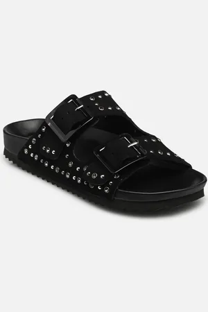 Colors of California Cow suede bio with studs - Zoccoli - Taglia 36
