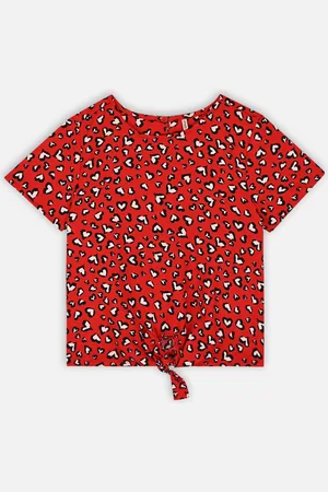 ONLY Kogpalma Knot S/S Top Ptm - Abbigliamento - Taglia 10A