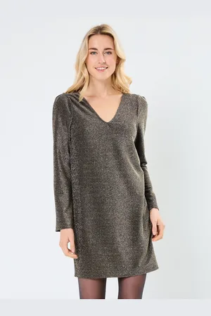 VERO MODA VMROXANNE L/S SHORT DRESS JRS BTQ GA - Abbigliamento - Taglia XS