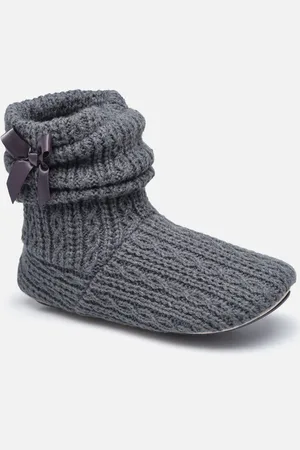 Isotoner Botillon tricot et nœud - Pantofole - Taglia 36