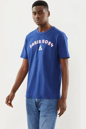 Le Coq Sportif GRAPHIC P24 Tee SS N°4 M - JO 2024 - Abbigliamento - Taglia S