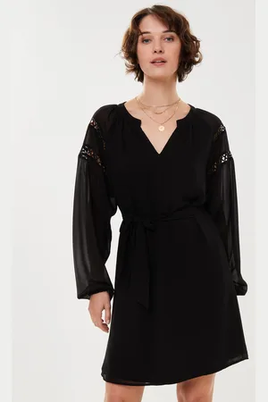 VILA Viura V-Neck L/S Short Dress - Abbigliamento - Taglia 42