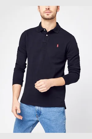 Ralph Lauren Polo coupe ajustée en piqué 710680790 - Abbigliamento - Taglia L