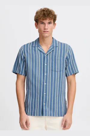 Casual Friday CFMILTON SS RC dobby striped shirt - Abbigliamento - Taglia S