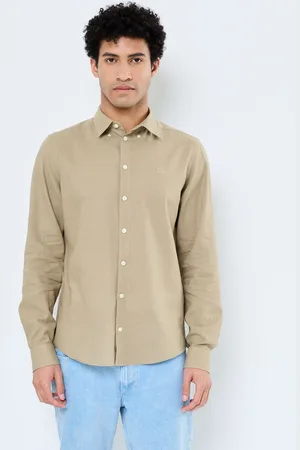 Casual Friday CFANTON 0053 BD LS linen mix shirt - Abbigliamento - Taglia S