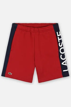 Lacoste Short à bandes enfant GJ5283 - Abbigliamento - Taglia 10A