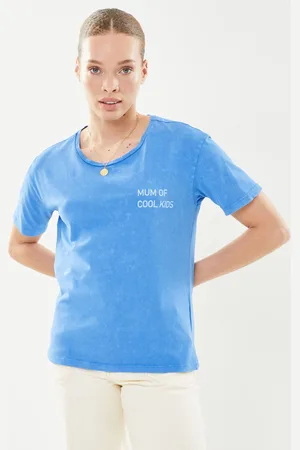 Pieces® Pcaly Ss Washed Tee Fc Bc - Abbigliamento - Taglia XS