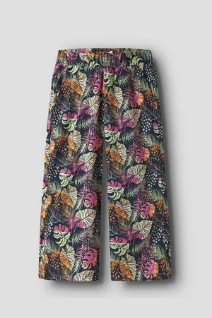 NAME IT Nkfvinaya 7/8 Wide Pant 13208048 - Abbigliamento - Taglia 11A