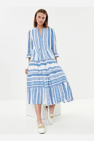 Y.A.S Yasanine 3/4 Midi Dress S. - Fest - Abbigliamento - Taglia S