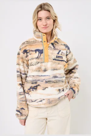 Columbia Helvetia II Printed Cropped Half Snap - Abbigliamento - Taglia L