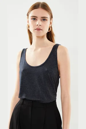 Pieces® Pcbillo Tank Top Lurex Noos Bc - Abbigliamento - Taglia XS