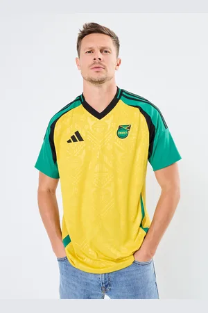 adidas Maillot de foot Jamaique JFF H JSY M - Unisexe - Abbigliamento - Taglia L