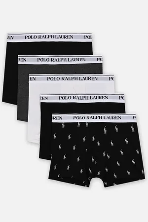Ralph Lauren 5 Slips-Boxers Classiques Coton Stretch - Abbigliamento - Taglia L