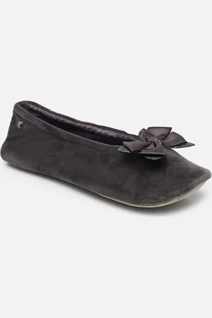 Isotoner Ballerine Microvelours – Nœud Grosgrain W - Pantofole - Taglia 35 - 36
