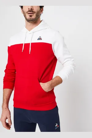 Le Coq Sportif BAH Hoody N°2 M rouge electro/n.optical - Abbigliamento - Taglia M