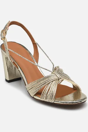 Rivecour Sandales n°778 - Cuir craquelé - Or Blanc - Sandali e scarpe aperte - Taglia 36
