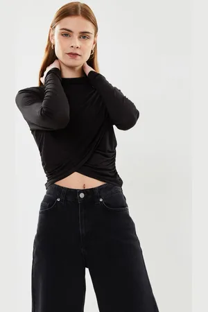 Noisy May Nmolive L/S Wrap Over Top Jrs - Abbigliamento - Taglia XS