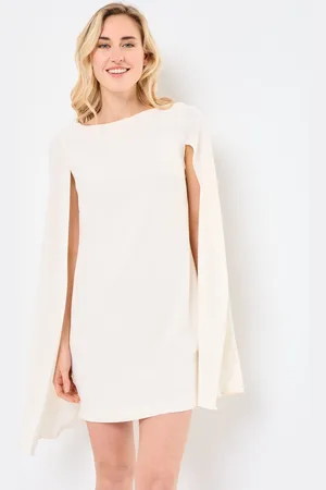 Ralph Lauren Robe de cocktail à cape en georgette - Abbigliamento - Taglia 38