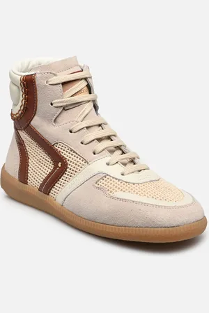 Vanessa Bruno Sneakers Ville Hautes En Nylon Suede Et Cuir Nappa - Sneakers - Taglia 37