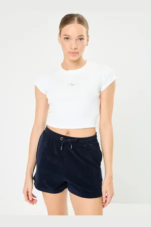 Calvin Klein Woven Label Rib Baby J20J223552 - Abbigliamento - Taglia L