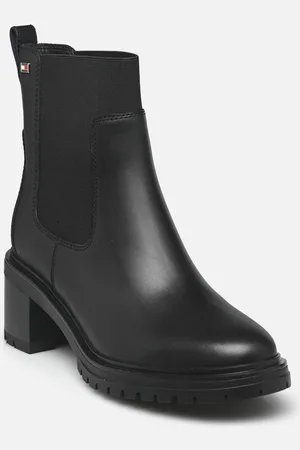 Tommy Hilfiger FLAG MID HEEL LEATHER CHELSEA - Stivaletti e tronchetti - Taglia 41