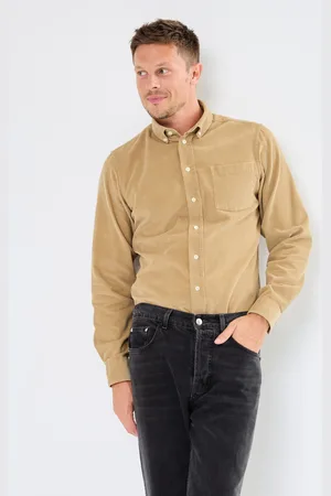 Casual Friday CFAnton LS BD baby cord shirt - Abbigliamento - Taglia S