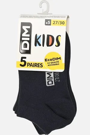 Dim Eco Mi-Socquettes X5 Enfant - Calze e collant - Taglia 27 - 30