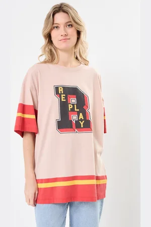 Replay BOYFRIEND T-Shirt JERSEY - Abbigliamento - Taglia XXS