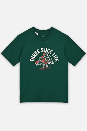 adidas J L PIZZA TEE - Abbigliamento - Taglia 7 - 8A