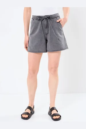 VILA VIKIKI HW BELT DENIM SHORTS DGD - Abbigliamento - Taglia 34