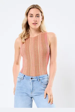 VILA VIMELVINA O-NECK S/L GLITTER KNIT TOP - Abbigliamento - Taglia L