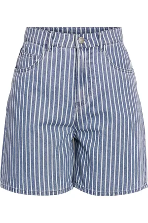 Noisy May NMHERA NW LOOSE PINSTRIPED SHORTS - Abbigliamento - Taglia L