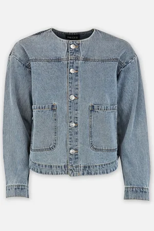 Pieces® PCTRIANNA DENIM JACKET - Abbigliamento - Taglia L
