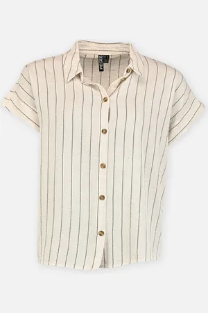 Pieces® PCTABITHA SS SHIRT WVN FC - Abbigliamento - Taglia L
