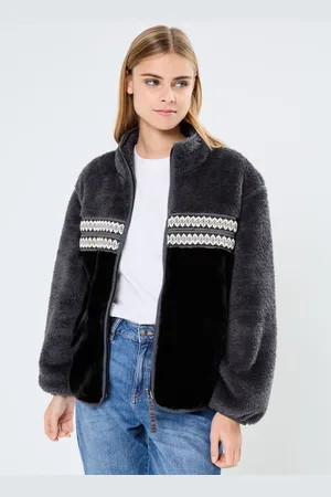 UGG W MARLENE SHERPA JACKET H BRAID - Abbigliamento - Taglia XS