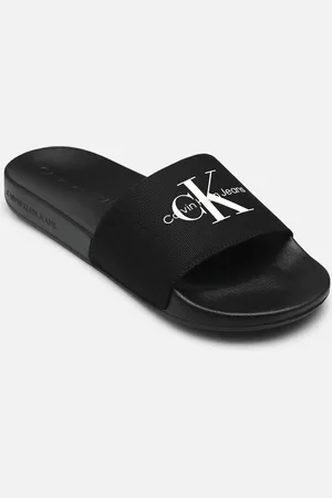 Calvin Klein SLIDE MONOGRAM CV - Sandali e scarpe aperte - Taglia 40